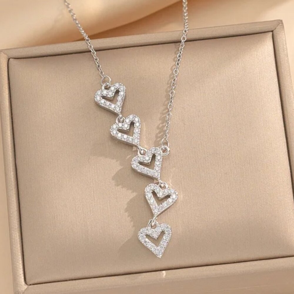 Stainless steel Love necklace